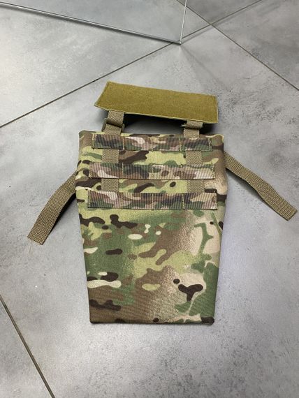 Підсумок з балістичним пакетом 2 класу, фартух напашник для плитоноски, розмір L, Мультикам, Cordura 1000D | Зображення 4