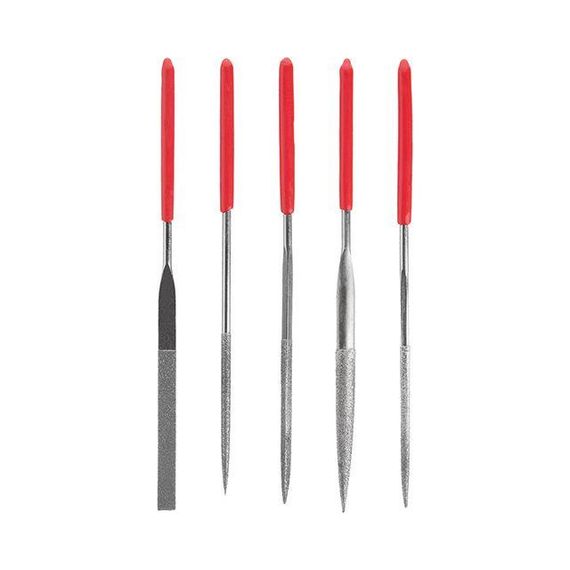 Набір алмазних надфілей 5 шт. INTERTOOL HT-37091 | Зображення 1