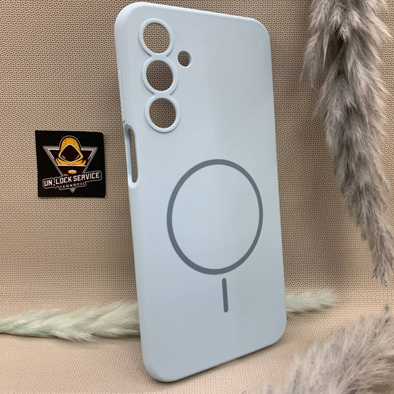 Чохол м'який для Samsung Galaxy A16 | Протиударний | Soft Touch | MagSafe | Блакитний