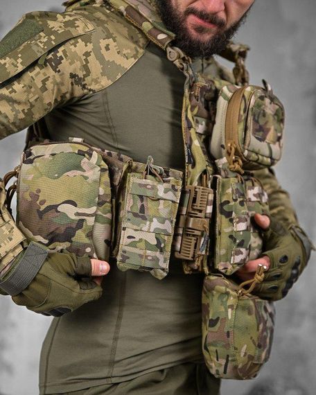 Плитоноска Artex с напашником системой быстрого сброса и 7 подсумками НП4876 | Зображення 8