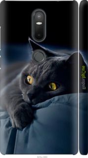 Чохол на Lenovo Phab 2 Plus Димчастий кіт "825m-990-2448"