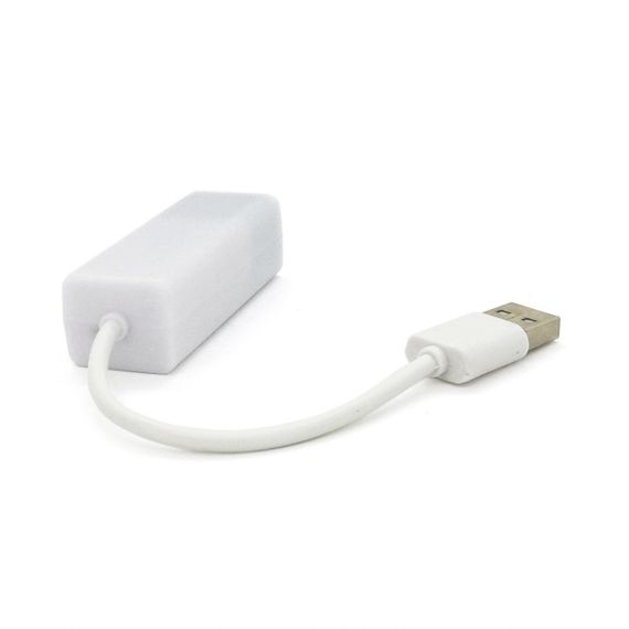 Контролер USB 2.0 to Ethernet - Мережевий адаптер 10 / 100Mbps з проводом, White, Blister Q500 | Зображення 1