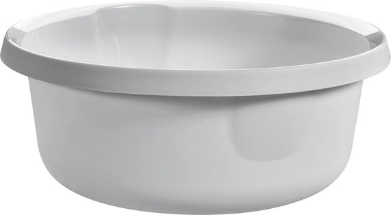 Миска пластикова кругла Curver Essentials 10 л сіра для прання та прибирання 01715