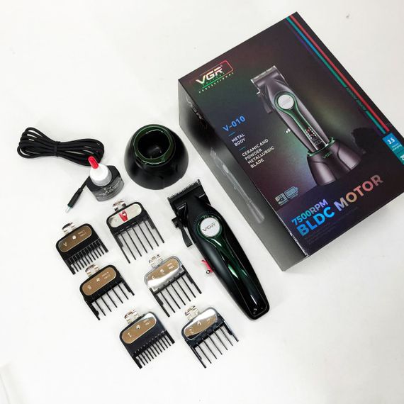 Аккумуляторная машинка-триммер для стрижки волос VGR, Триммер для сложной стрижки волос MX-15 | Зображення 7