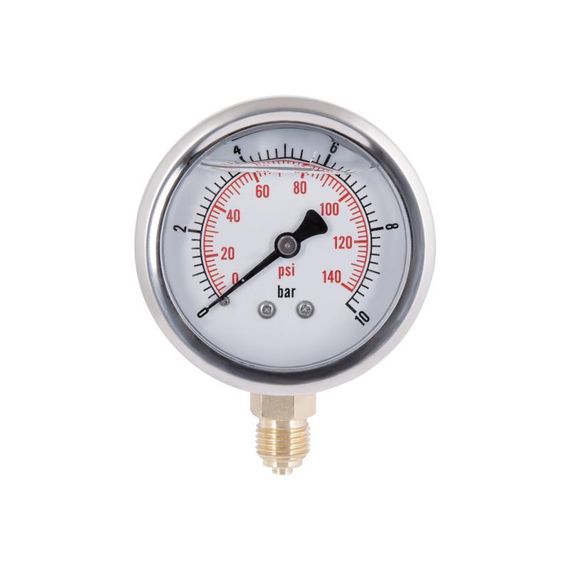 Манометр із гліцерином Thermo Alliance Forte 10 барів, 1/4"Н, нижнє під'єднання TAF170G10B