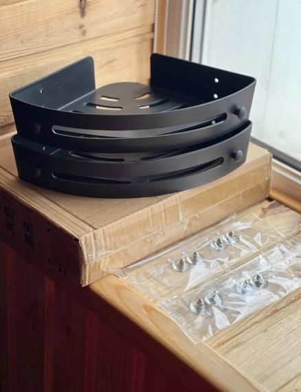 Угловые полочки для ванной комнаты  Storage Shelf | Зображення 1