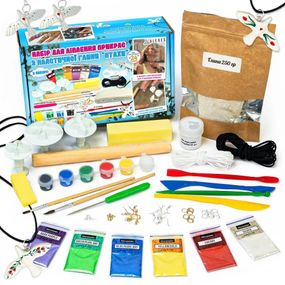 Большой набор для создания украшений "Птицы" GL-008 из пластической глины