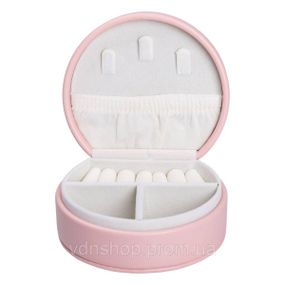 Скринька для прикрас з еко шкіри 10×9×4.5 см ​​органайзер для ювелірних виробів HP-5-31P