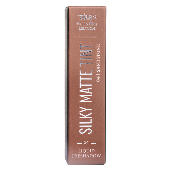 Жидкие тени для век ZOLA x Valentina Lelyukh Silky Matte Tint — 04 Sandstone (3.2 г)