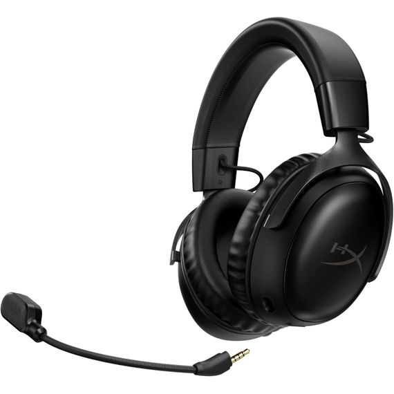 Гарнітура HyperX ігрова Cloud III, WL/USB-A/USB-C, чорний (77Z45AA) | Зображення 1