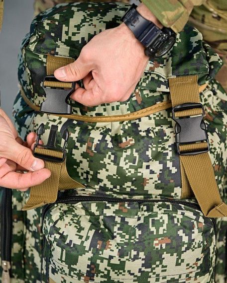 Мілітарі рюкзак 100л тактичний великий похідний баул туристичний рюкзак для експедицій армійський на 100 | Зображення 4