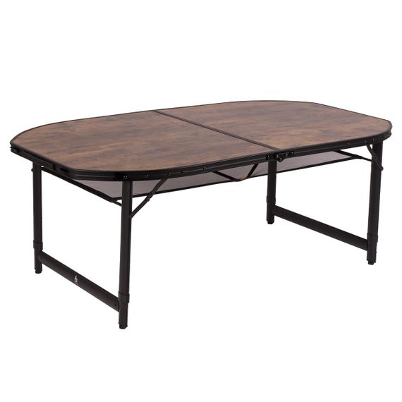 Стіл Bo-Camp Woodbine Oval 150x80 cm Black/Wood look (1404230) | Зображення 2
