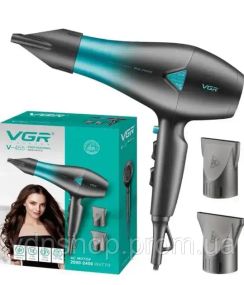Профессиональный мощный фен для волос VGR V-455 с холодным и горячим воздухом 2400 Вт
