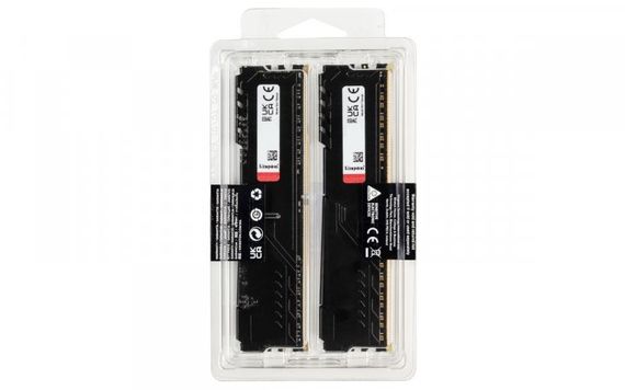 Пам&#039;ять ПК Kingston DDR4 32GB KIT (16GBx2) 3600 FURY Beast KF436C18BBK2/32 | Зображення 9