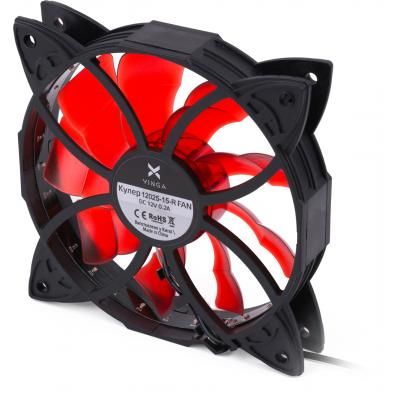 Кулер до корпусу Vinga 12025-15-R (12025-15-R) | Зображення 3