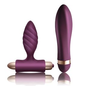 Набір для пар Climaximum Desire анальна пробка + вібратор, 10 режимів, на батарейках Sex Aura