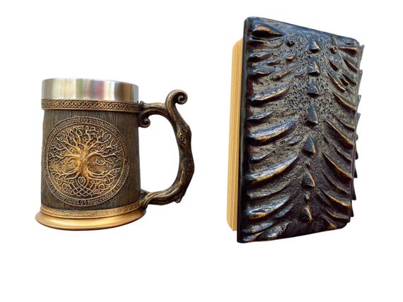 Подарунковий набір Кухоль 3D Друїд Ігграсиль і Блокнот 3D «Жар Серця Дракона» | Зображення 1