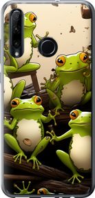 Чехол на Huawei Honor 10i Жабки "5656u-1673-17620"