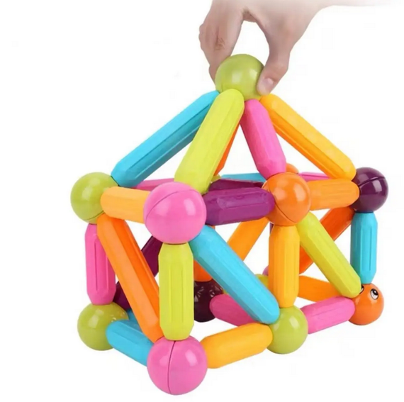 Магнитный конструктор 26 палочек,10 шариков (42587-SKY Magnetic Sticks_215) | Зображення 8