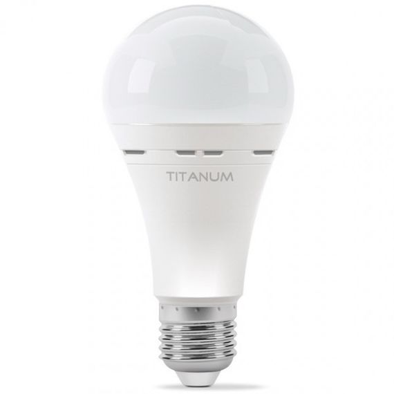 Акумуляторна лампа TITANUM A68 10W E27 4000K 220V з автономною роботою до 3 год (TL-EMA68-10274) | Зображення 1