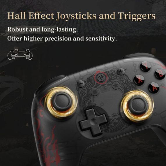 Геймпад 8bitdo Ultimate 2C Black Myth WuKong з ефектом Холла для Windows 10, 11, Android | Зображення 1
