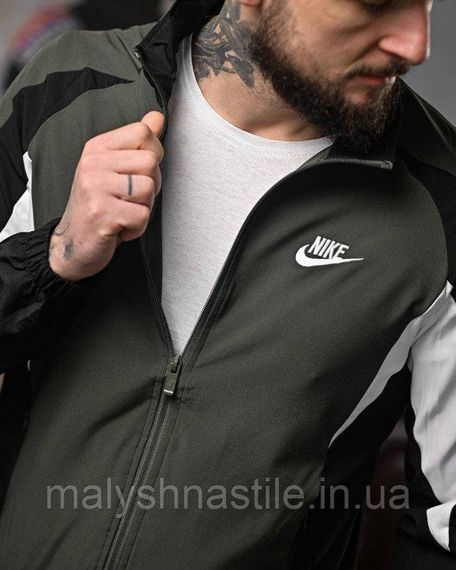 Мужской спортивный костюм N black/oliva 4 ДЛ6267 | Зображення 6