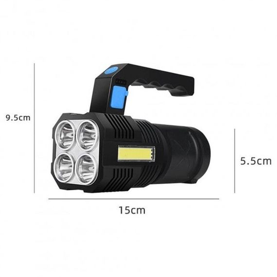 Яскравий ліхтарик BL-X510-4LED+COB Якісний ліхтарик Потужний CW-239 ручний ліхтарик | Зображення 1