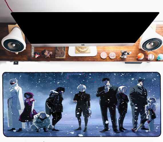 Ігрова поверхня для мишки з Аніме принтом "Токійський гуль / Tokyo ghoul" 800*300*3 мм 0211