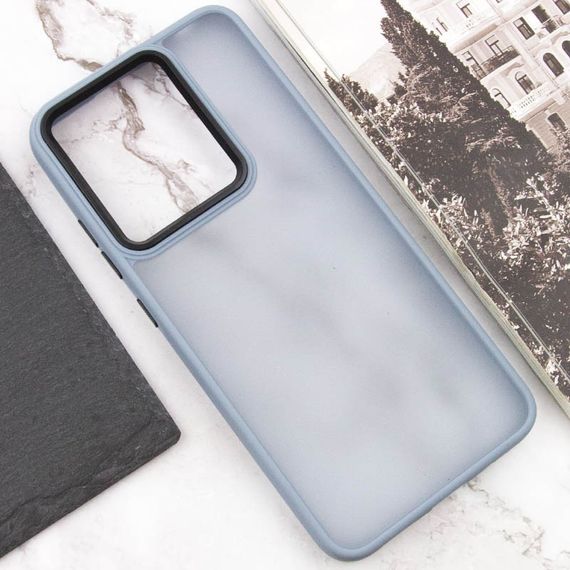 Чехол TPU+PC Lyon Frosted для Xiaomi Redmi 12C Sierra Blue | Зображення 3
