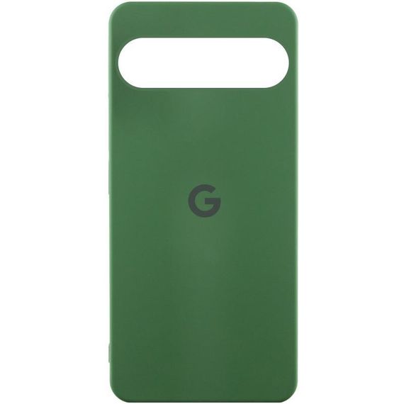 Чохол Silicone Cover Lakshmi (AA) with logo для Google Pixel 9 / 9 Pro Зелений / Dark green