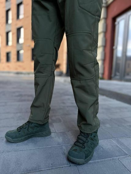 Брюки тактические штормовые демисезонные ULTIMATUM Gryphon  Soft Shell Олива | Зображення 1