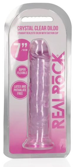 Фалоімітатор - Realrock Dildo 7'' Pink sexstyle