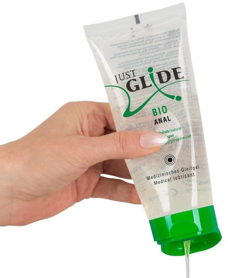 Веганське органічне анальне масло на водній основі - Just Glide Bio Anal, 200 ml Sex Aura | Зображення 2