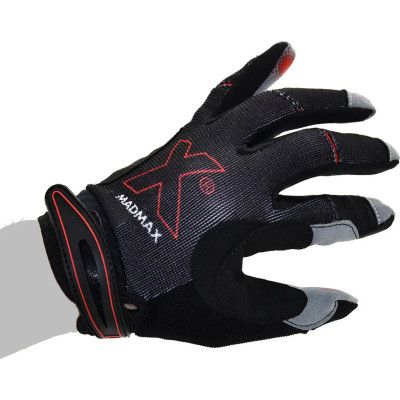 Перчатки для фитнеса MadMax MXG-103 X Gloves Black/Grey L (MXG-103-BLK_L) | Зображення 8