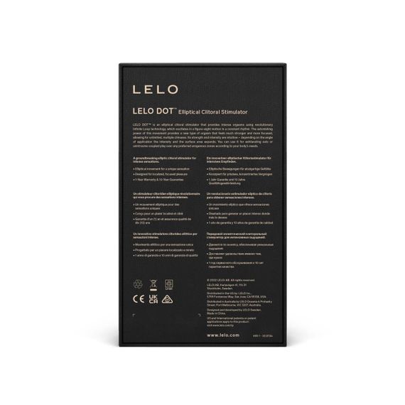 Клиторальный вибратор LELO DOT Aqua, точечная стимуляция, технология Infinite Loop | Зображення 8