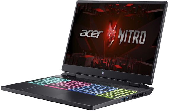 Ноутбук Acer Nitro 16 AN16-41 16' WQXGA IPS, AMD R7-7735HS, 32GB, F1TB, NVD4070-8, Lin, чорний (NH.QKDEU.001) | Зображення 2