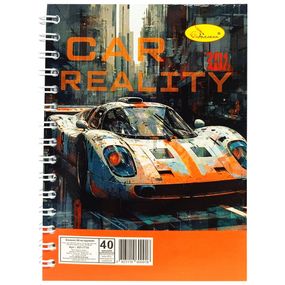 Блокнот А6 АП-1710, 40 листов, пружина сбоку Вид 4