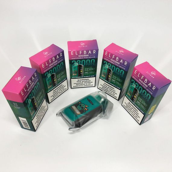 ELF BAR GH 23000 5%. Кавунова жувальна гумка (Watermelon Bubble Gum) | Зображення 7