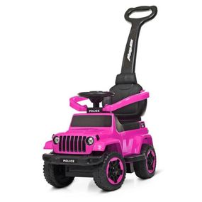 Каталка-толокар Spoko (Споко) SP-219 2в1 з батьківською ручкою рожевий (42400196)