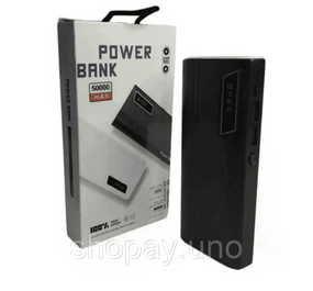 Мобільна зарядка Power Bank UN-3104 50000mAh із швидкою зарядкою та ліхтариком