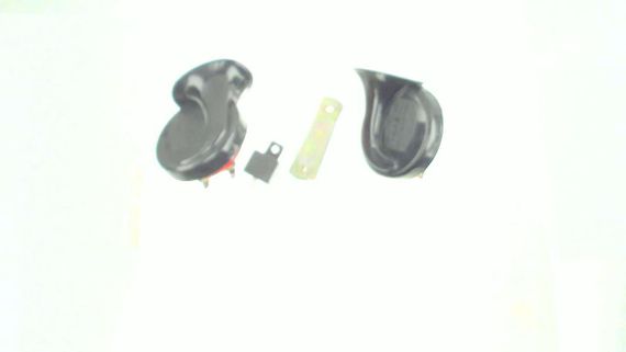 Сигнали (пара) равлика, 12V, кріплення, реле (червоні) EVO-1
