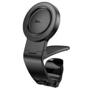Автодержатель Hoco H60 Show ring magnetic (dashboard) Black