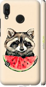 Чохол на Huawei Nova 3 Єнотик з кавуном "4605m-1535-2448"