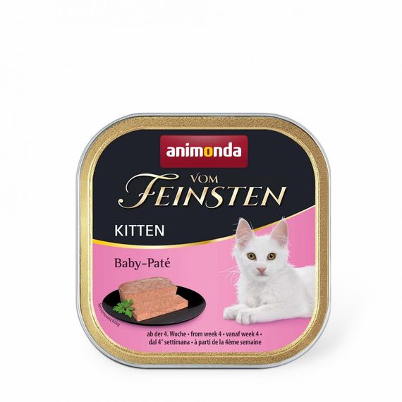 Корм вологий Vom Feinsten Kitten Baby-Paté для кошенят Бебі-пате з птицею 100 г
