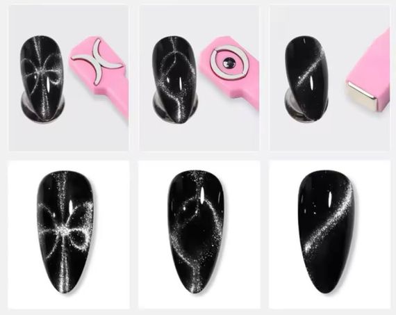 Двойной магнит Designer МС7 с фигурными узорами (фиолетовый) | Зображення 2