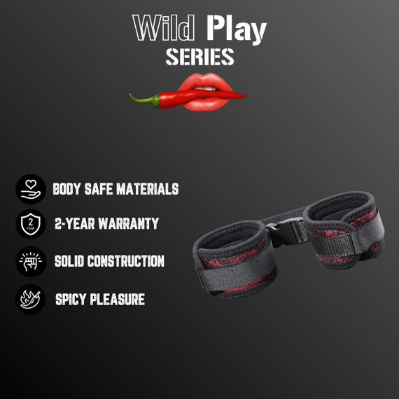 Наручники - Erospace Wild Play Handcuffs C16 Sex Aura | Зображення 1