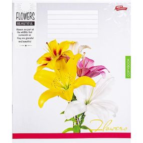 Зошит учнівський А5/24 лін. Flowers 3454D Мрії збуваються Вид 3