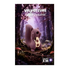 Вакуумний вібратор у формі білочки Sweet Em, фіолетовий Sex Aura