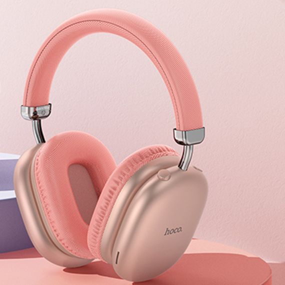 Накладні бездротові навушники Hoco W35 Max Joy Pink | Зображення 1