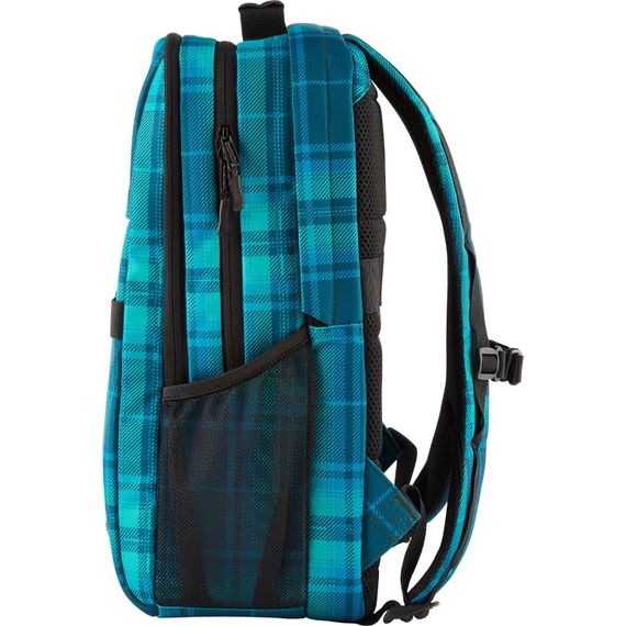 Рюкзак для ноутбука HP 16.1" Campus Tartan Plaid, блакитний